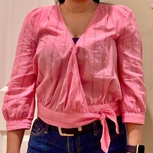 Madewell wrap top